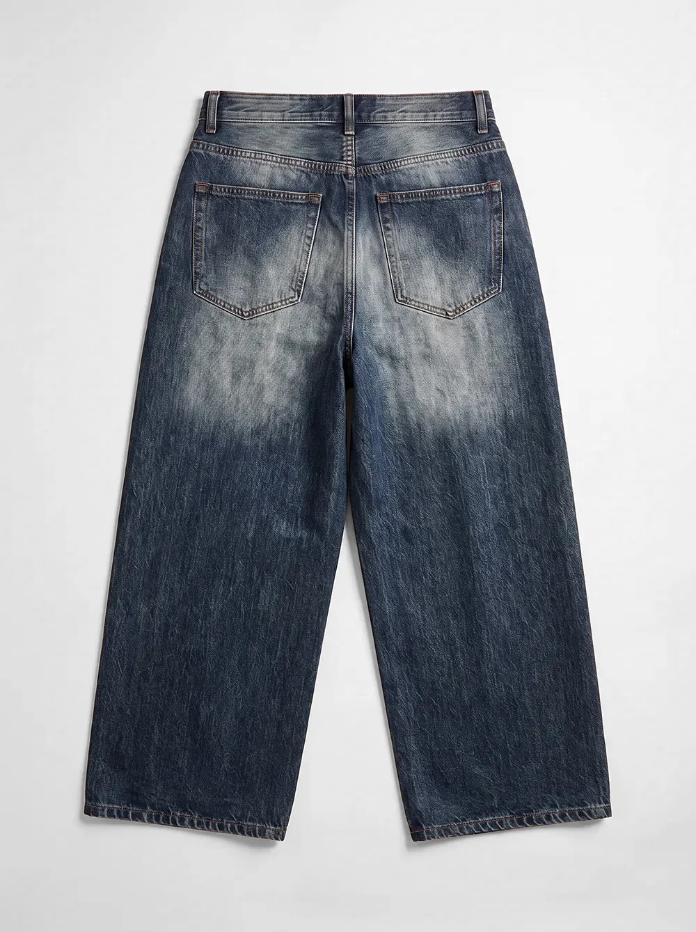 Baggy Jeans Blau – Rückansicht