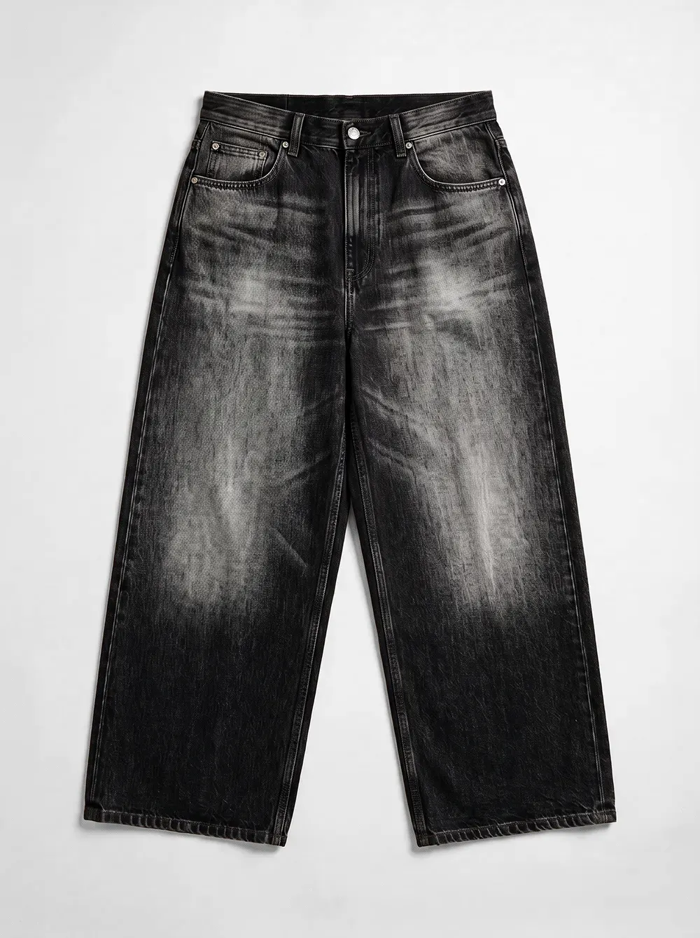 Baggy Jeans Asphalt – Vorderansicht