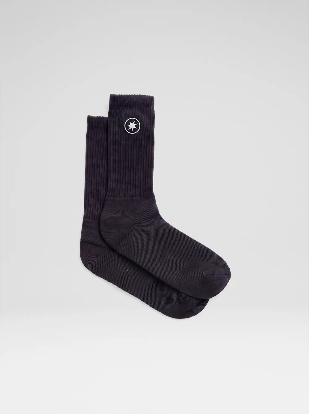 Crew Sock Star Schwarz – Ansicht