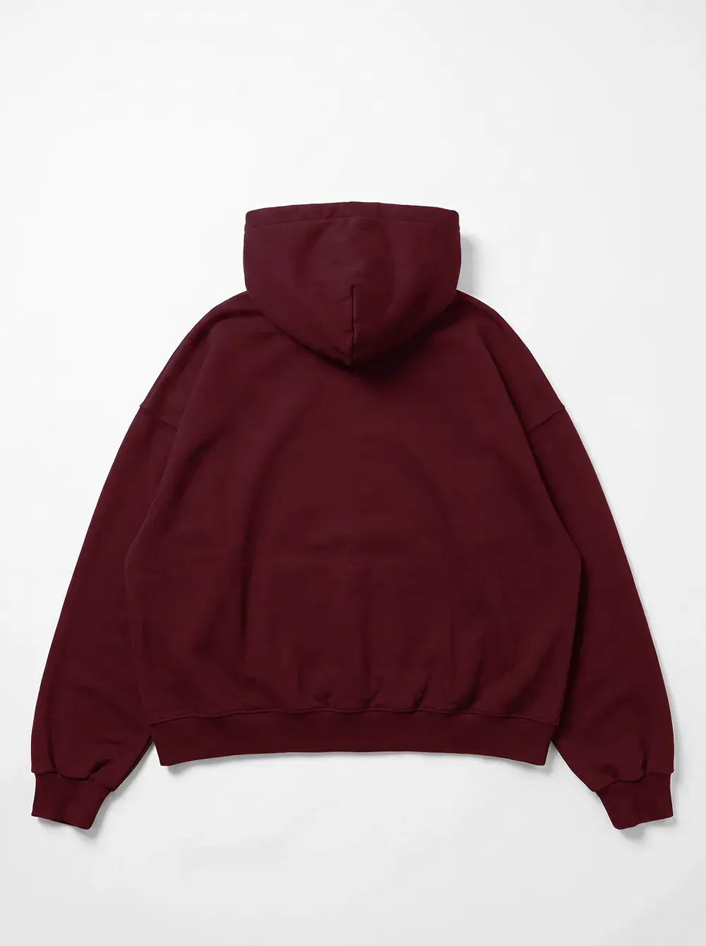 Zip Hoodie Rot – Rückansicht